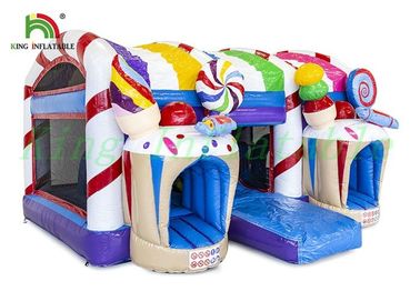 Castello di salto gonfiabile dei bambini che stupisce Candy/progettazione del mondo gelato
