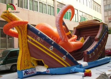 Gonfiabili commerciali della tela cerata del PVC asciugano lo scorrevole ignifugo dello scorrevole per gli adulti/bambini