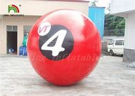 Passeggiata gonfiabile del diametro del PVC/PTU 2m di rosso 0.8mm sulla palla dell'acqua con stampa