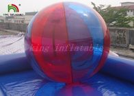 passeggiata gonfiabile di colore della banda del PVC di 1mm sulla palla dell'acqua in trasparente