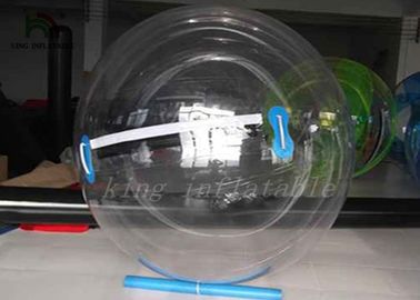 Passeggiata gonfiabile di divertimento trasparente della famiglia sulla palla del PVC/PTU della palla 1.0mm dell'acqua