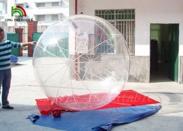 Chiara passeggiata gonfiabile trasparente TPU/del PVC sul Auto-supporto della palla dell'acqua per divertimento della famiglia