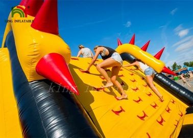 Giochi gonfiabili di sport EN14960/corsa ad ostacoli gonfiabile con il ventilatore del CE