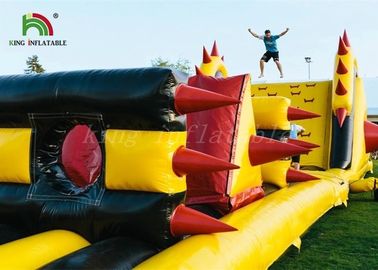 Giochi gonfiabili di sport EN14960/corsa ad ostacoli gonfiabile con il ventilatore del CE