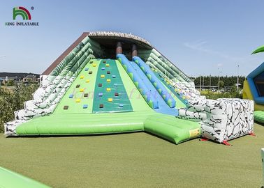 Bene durevole luminoso di colore del parco di divertimenti gonfiabile combinato del campo da giuoco di Multiplay