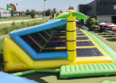 Bene durevole luminoso di colore del parco di divertimenti gonfiabile combinato del campo da giuoco di Multiplay