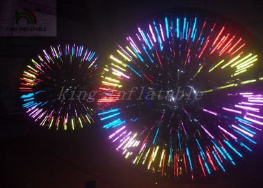 palla rossa gigante di spettacolo di danza di 3m con il materiale di Platone PVC/TPU da aria calda sigillata
