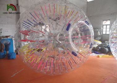 palla rossa gigante di spettacolo di danza di 3m con il materiale di Platone PVC/TPU da aria calda sigillata