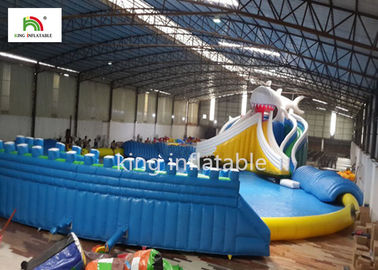 Piscina gonfiabile del fumetto gigante con il doppio cucito dello scorrevole laterale due