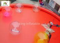 Grandi piscine gonfiabili rosse per gli adulti fuori di attività commerciale