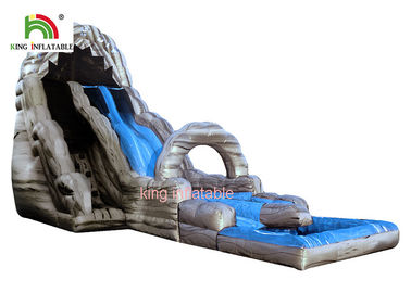 Giochi commerciali dell'acquascivolo gonfiabile grigio e blu del Kiddie una garanzia da 1 anno