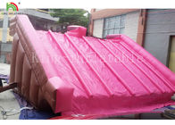 Giardino acquascivolo gonfiabile della tela cerata del PVC del PVC da 0,55 millimetri per colore rosa dei bambini su misura