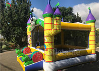 Castello di salto gonfiabile del campo da giuoco all'aperto giallo per i bambini/castello rimbalzante dell'interno