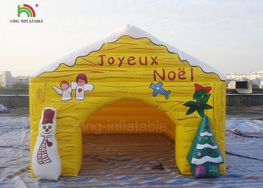 Tenda gonfiabile su misura di Snowma della Camera di Natale dei prodotti di pubblicità di dimensione