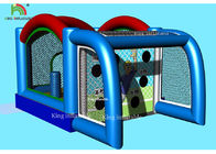 Castello di salto di calcio dei giochi di sport del portone dei bambini di combinazione dei buttafuori multifunzionali gonfiabili del giocattolo