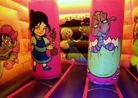 Principessa Combo Inflatable Bounce House del fumetto del drago di rosa del PVC con il tetto scherza il gioco