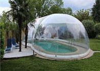 Tenda trasparente gonfiabile commerciale della copertura della cupola della piscina di 8m