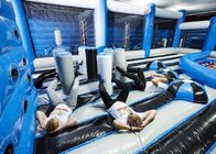 Parco di divertimenti gonfiabile dell'interno blu lungamente 29m del PVC dei bambini