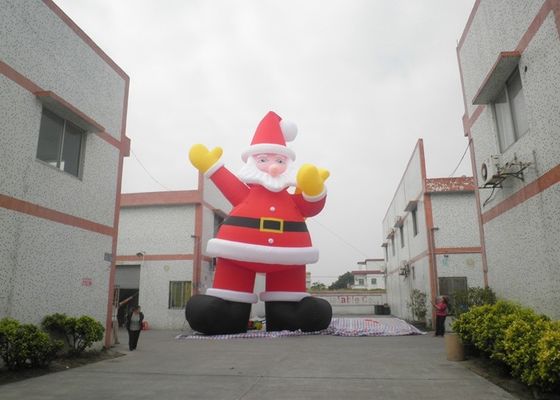 A prova di fuoco   festa di nylon Santa Claus gonfiabile di natale 210D