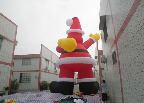 A prova di fuoco   festa di nylon Santa Claus gonfiabile di natale 210D