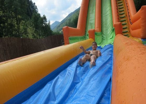 piscina di 0.55mm Plato Inflatable Water Slide With