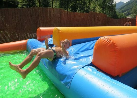 piscina di 0.55mm Plato Inflatable Water Slide With