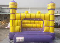Square Shape Inflatable Jumping Castle / PVC Tarpaulin Commercial Bouncy castle