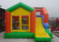Fortifichi il tipo castello di salto gonfiabile con lo scorrevole per il parco di divertimenti all'aperto dei bambini