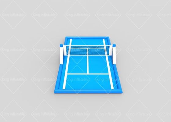 Gioco di galleggiamento PLATO Inflatable Volleyball Court blu dello sport acquatico