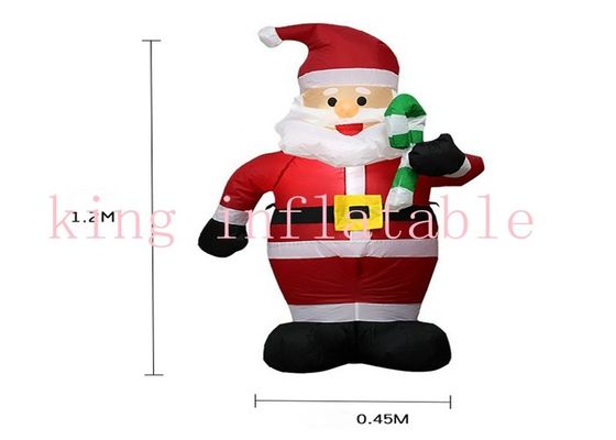 il nylon 210D ha personalizzato Santa Claus For Yard gonfiabile all'aperto gigante