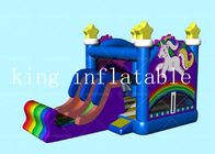 OEM Unicorn Rainbow Inflatable Bouncer Castle della tela cerata del PVC