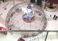 Tenda geodetica della struttura della stella di 5m della tenda portatile della cupola geodetica con la chiara copertura di PVC