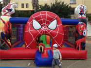 Parco di divertimenti gonfiabile dello Spiderman all'aperto commerciale dei bambini per divertimento di salto