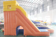 Piscina dei bambini 0.90mm Plato Inflatable Water Slide With