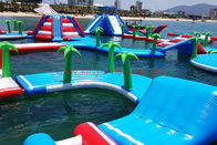 Corsa ad ostacoli di galleggiamento adulta dell'acqua di esplosione di Aqua Fun Inflatable Water Parks del gioco