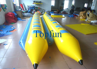 Doppia linea barca di banana gonfiabile per 7 persone/le barche di progettazione banana gonfiabile