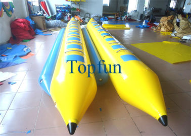 Doppia linea barca di banana gonfiabile per 7 persone/le barche di progettazione banana gonfiabile