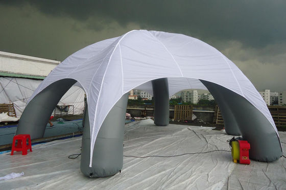 Tenda gonfiabile di evento del ragno su ordinazione del PVC con il tetto stampato bianco per la pubblicità