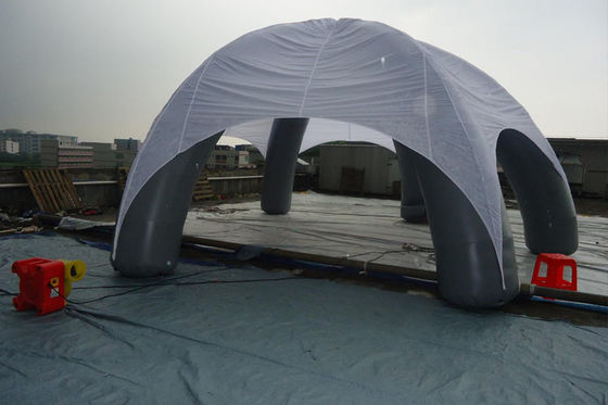 Tenda gonfiabile di evento del ragno su ordinazione del PVC con il tetto stampato bianco per la pubblicità