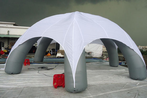 Tenda gonfiabile di evento del ragno su ordinazione del PVC con il tetto stampato bianco per la pubblicità