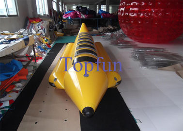 Linea doppia o singola barca gonfiabile di forma della barca di banana/banana con il motore per il rafting della corrente