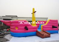 Rimbalzo di salto gonfiabile del castello/corsaro di forma della barca intorno per i bambini