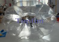 bal trasparente/variopinto del PVC/TPU 1.5mm/di 1.2mm di Loopyball di calcio della bolla del paraurti