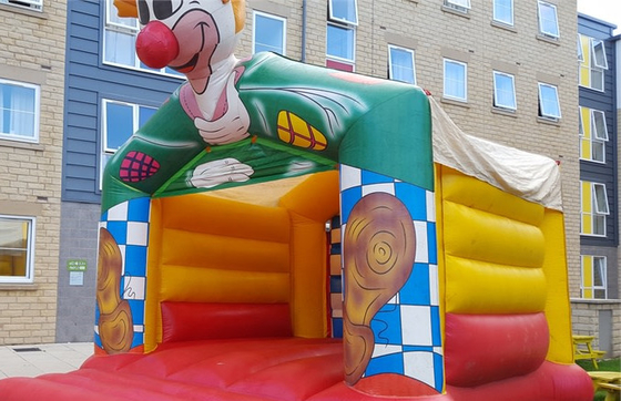 Castello di Themed Inflatable Bouncer del pagliaccio del fumetto per gli adulti