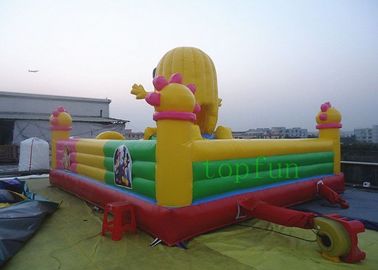 Tela cerata gonfiabile su misura del PVC del parco di divertimenti 0.55mm per i bambini