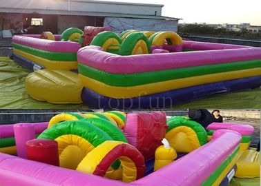 Tela cerata del PVC di Platone, gioco gonfiabile di ostacolo del parco di divertimenti per i bambini
