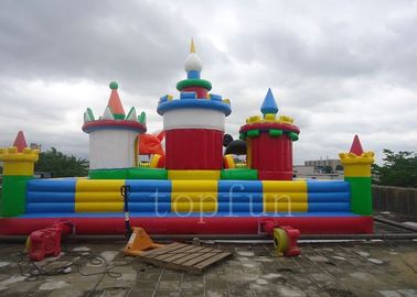 Parco di divertimenti gonfiabile di Mickey Mouse della tela cerata del PVC per gli usi commerciali