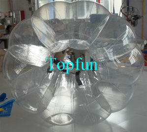 La palla gonfiabile del paraurti del giocattolo su ordinazione con i petali del diametro del PVC/TPU 1.2m di 1.0mm modella
