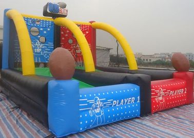 Campo di calcio gonfiabile su misura PVC, giochi divertenti della fucilazione di pallacanestro