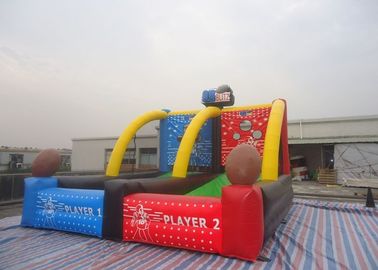 Campo di calcio gonfiabile su misura PVC, giochi divertenti della fucilazione di pallacanestro